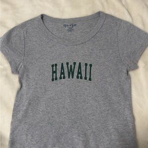 Brandy Melville Gray 'Hawaii'  T-Shirt